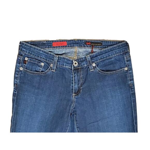 ADRIANO GOLDSCHMIED AG WOMENS THE CLUB BLUE JEANS - SIZE 28x30.5 BOOTCUT DENIM - Picture 3 of 8